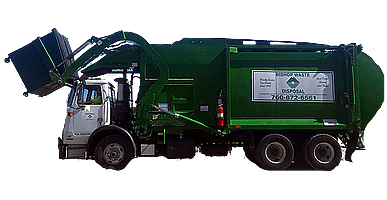 Bishop Waste Residential Truck in Action