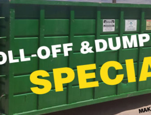 Roll Off Containers available to help you clear defensible space